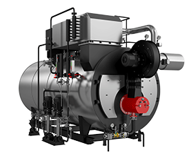 Industrial 4 Pass Wetback Gas Oil Fired Steam Boiler