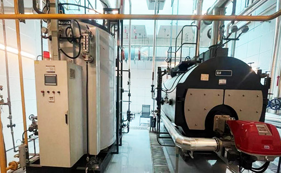 Packaged Vertical Gas Oil Fired Steam Boiler