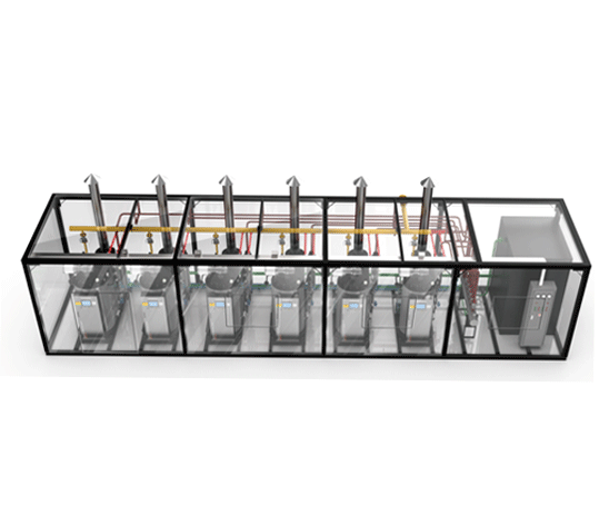 Containerized Modular Boiler Room